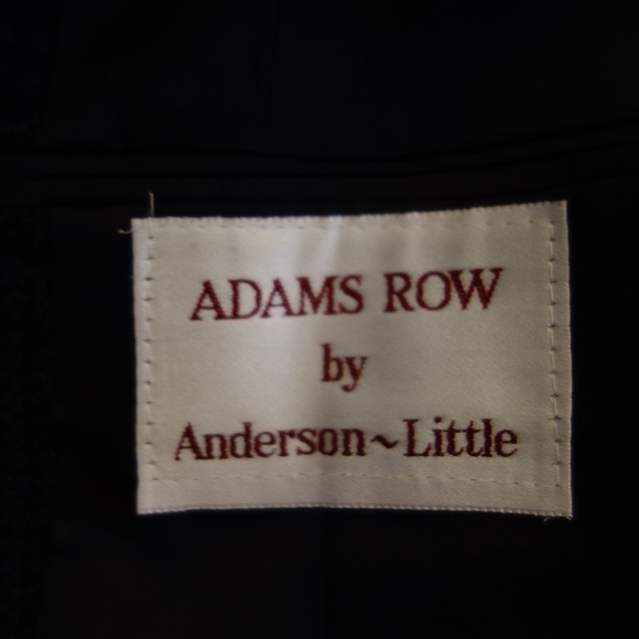 Vintage Navy Blue Wool Check Jacket - Picture 4 of 4